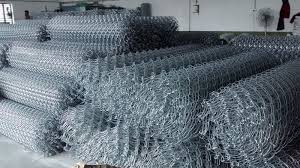Chain link mesh close-up — Bishnoi Industries warehouse