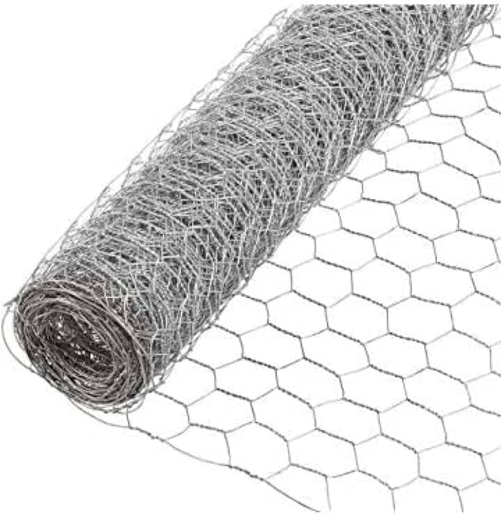 Hexagonal chicken mesh rolls for poultry and garden fencing