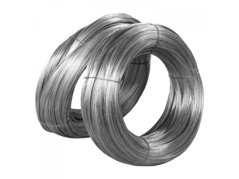 GI wire coils in multiple gauges at Bishnoi Industries warehouse in Hubli