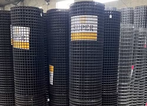 MS welded wire mesh rolls and panels in stock at Bishnoi Industries, Santosh Nagar Hubballi